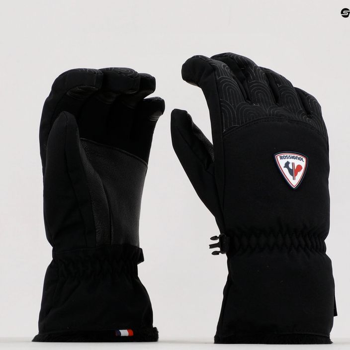 Γυναικεία γάντια σκι Rossignol Romy Impr G black 7