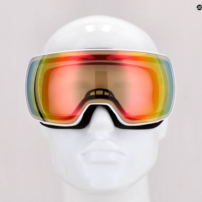 Γυαλιά σκι UVEX Compact V λευκό/καθρέφτης ουράνιο τόξο variomatic 55/0/142/10 7
