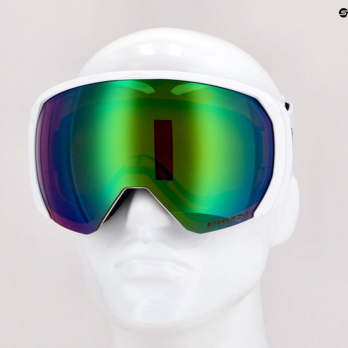 Oakley Flight Path matte white/prizm snow jade iridium γυαλιά σκι OO7110-10 5