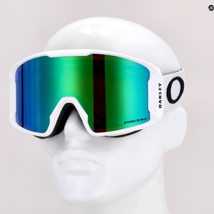 Oakley Line Miner ματ λευκό/prizm snow jade iridium γυαλιά σκι OO7093-08 5