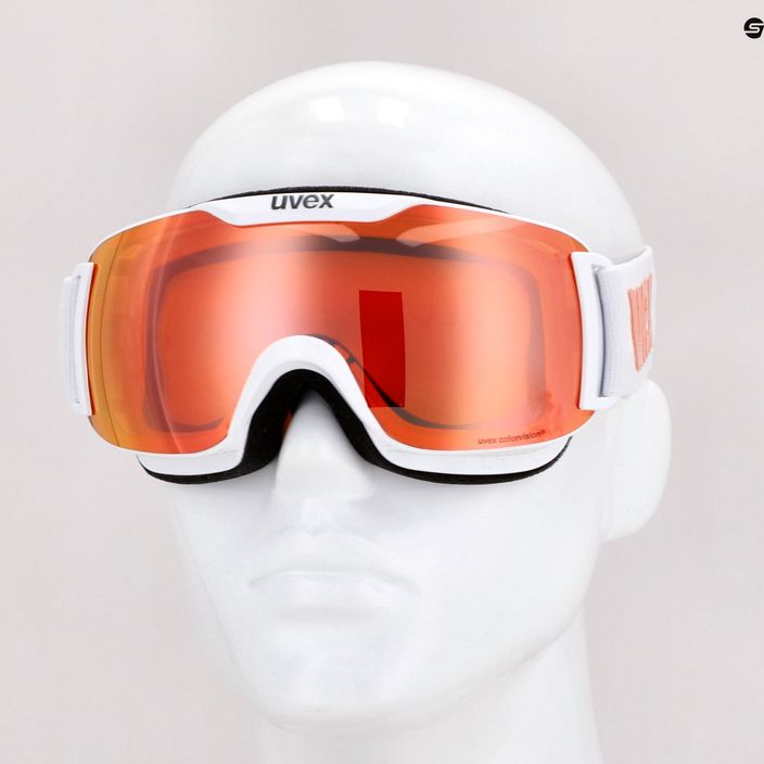 Γυαλιά σκι UVEX Downhill 2000 S CV λευκό/καθρέφτης ροζ colorvision πορτοκαλί 55/0/447/10 8
