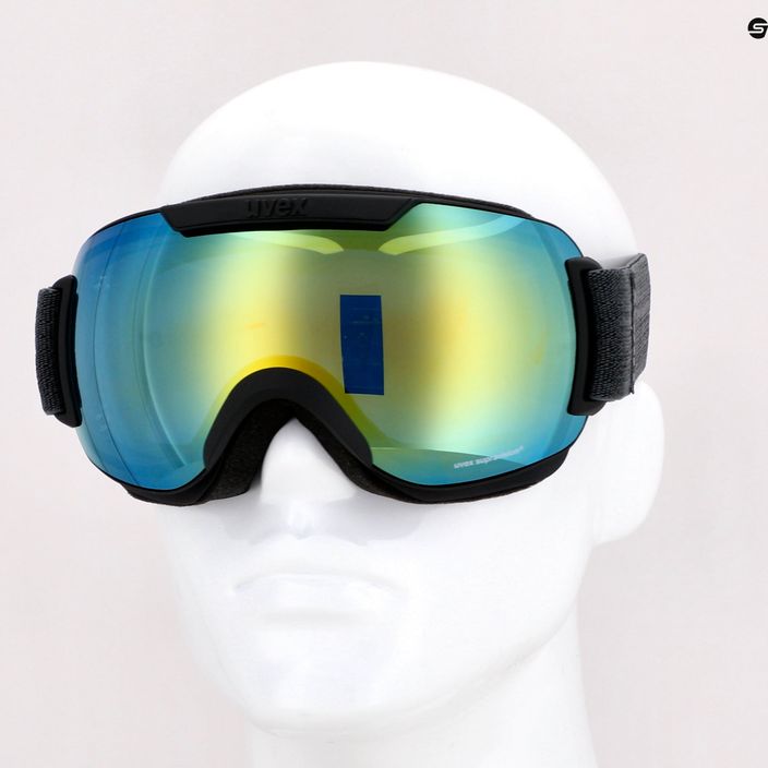 Γυαλιά σκι UVEX Downhill 2000 FM μαύρο ματ/καθρέφτης πορτοκαλί μπλε 55/0/115/25 7