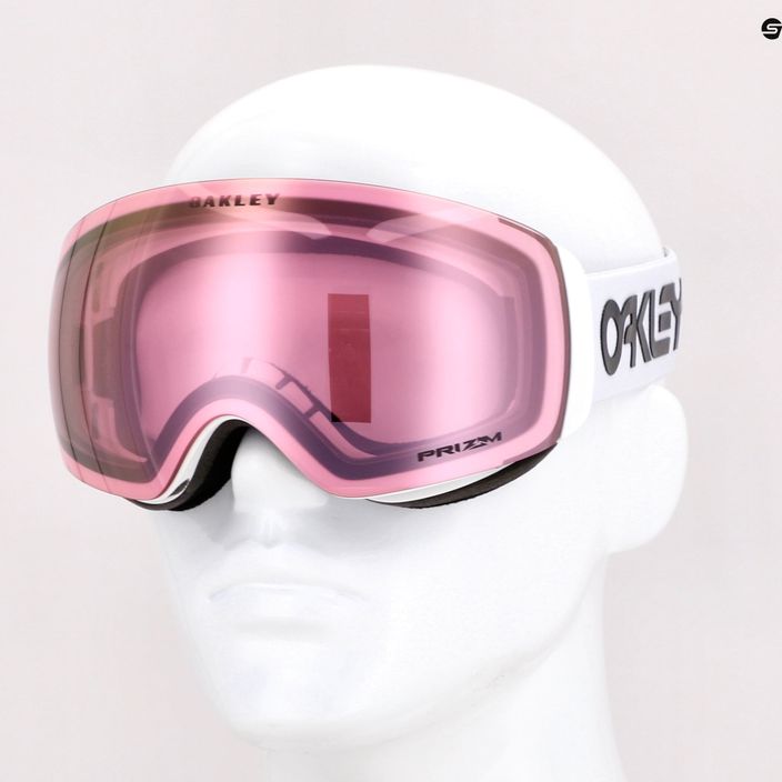 Oakley Flight Deck factory pilot white/prizm snow pink iridium γυαλιά σκι OO7064-93 5