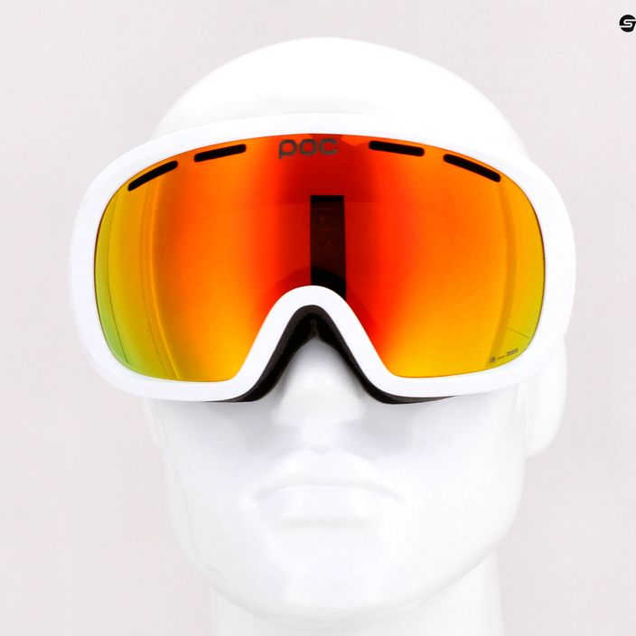 Γυαλιά σκι POC Fovea Mid Clarity hydrogen white/spektris orange 12