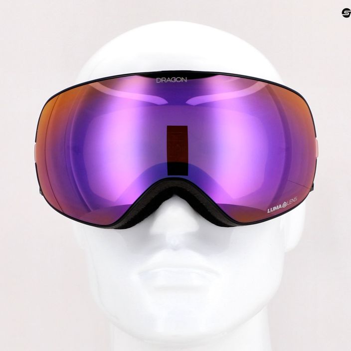 Γυαλιά σκι DRAGON X2S split/lumalens μοβ ιόντων/lumalens amber 30786/7230003 12