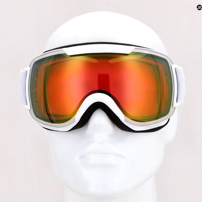 Γυαλιά σκι UVEX Downhill 2000 FM λευκό/καθρέφτης ροζ ροζ 55/0/115/12 8