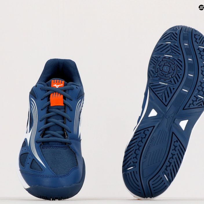 Mizuno Cyclone Speed 3 παπούτσια βόλεϊ μπλε και λευκό V1GA218021 14