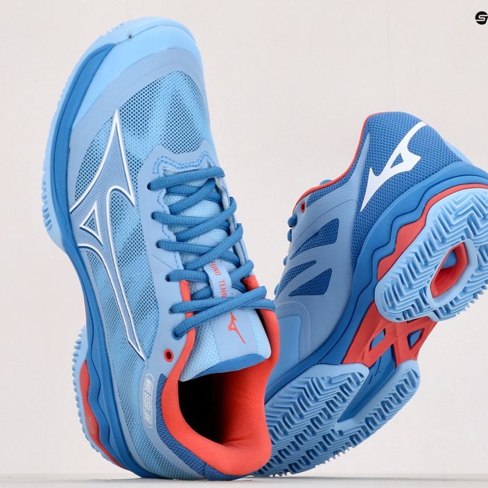 Γυναικεία παπούτσια τένις Mizuno Wave Exceed Light CC μπλε 61GC222121 19