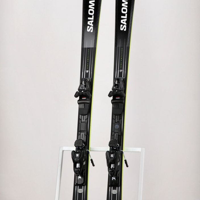Salomon S Max 8 + M10 σκι κατάβασης μαύρο και λευκό L47055800 16