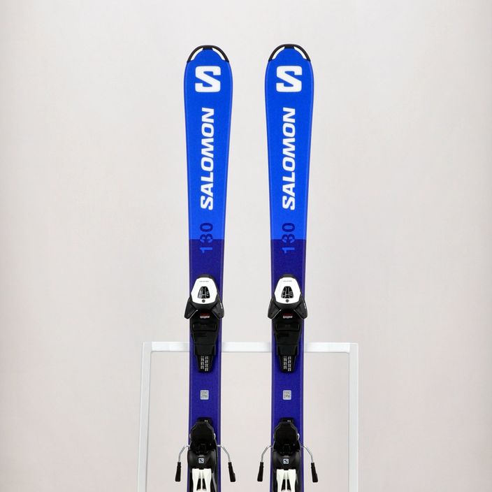 Παιδικά χιονοδρομικά σκι Salomon S Race MT Jr. + L6 μπλε L47041900 15