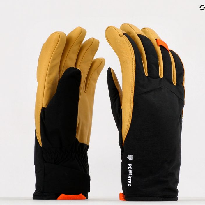Salewa ανδρικά γάντια ορειβασίας Ortles Ptx/Twr μαύρο/κίτρινο 00-0000028531 11