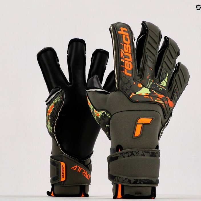 Reusch Attrakt Duo Evolution Adaptive Flex γάντια τερματοφύλακα πράσινα 5370055-5555 13