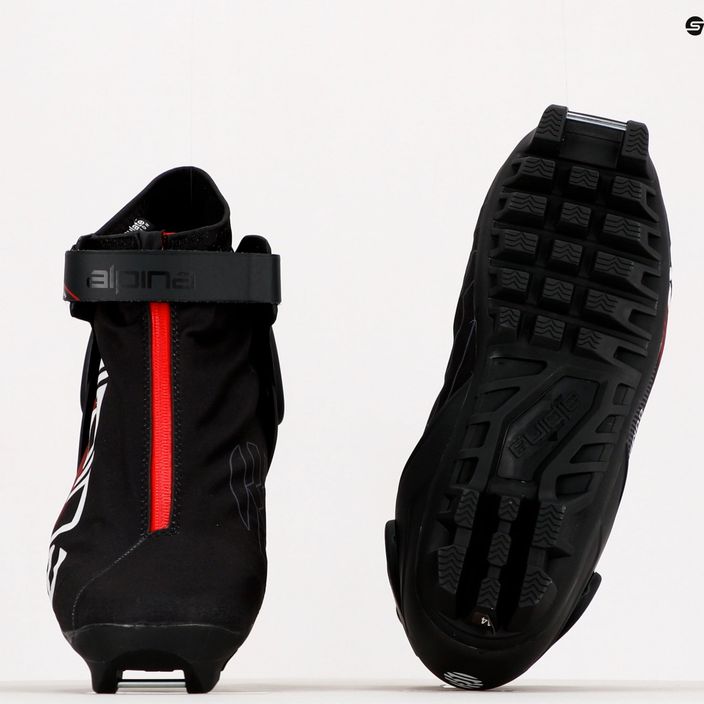 Ανδρικές μπότες σκι ανωμάλου δρόμου Alpina N Combi black/white/red 15