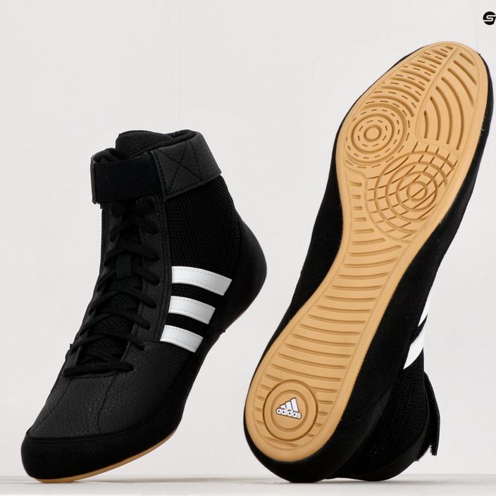 Ανδρικά παπούτσια πυγμαχίας adidas Havoc μαύρο AQ3325 12