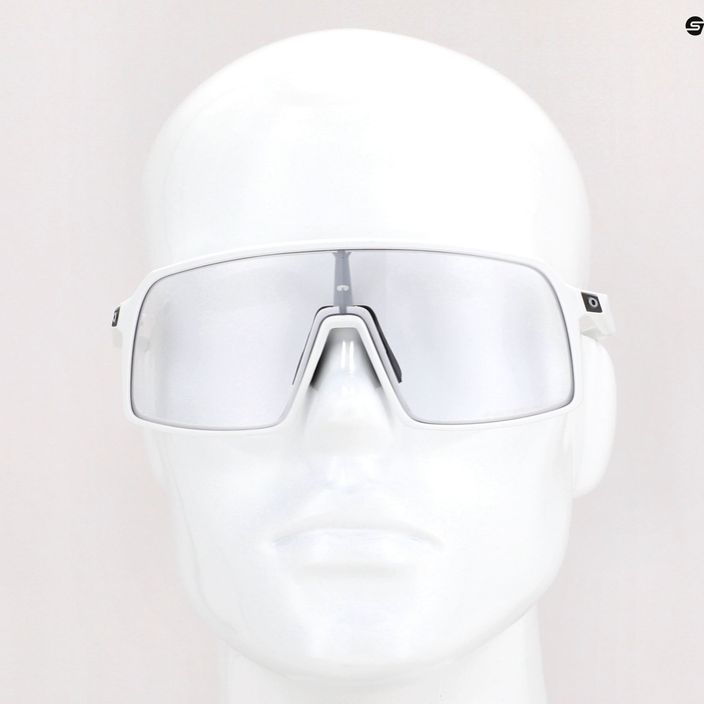 Oakley Sutro ματ λευκό/καθαρό έως μαύρο φωτοχρωμικά γυαλιά ποδηλασίας 0OO9406 11