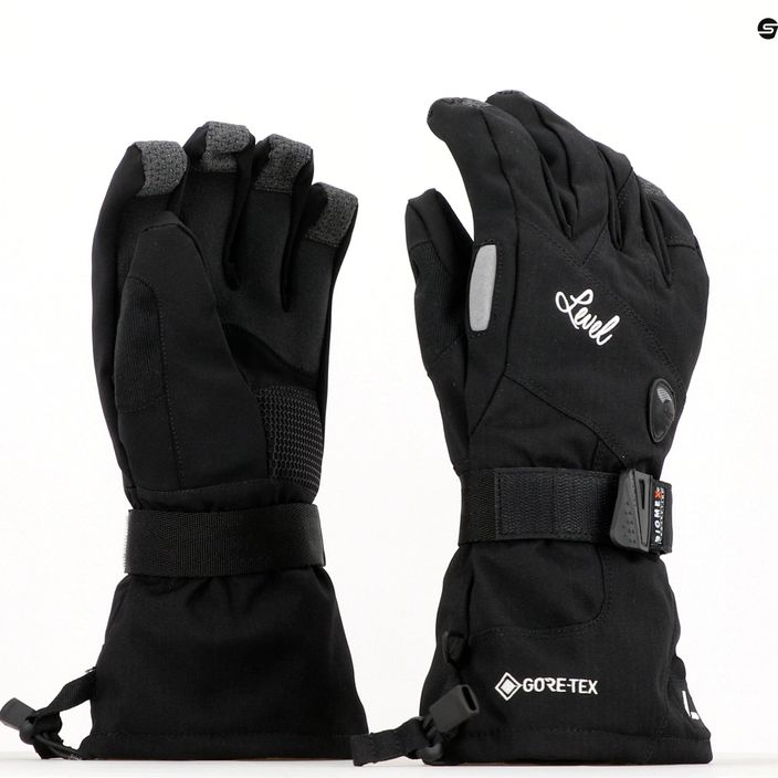 Γυναικεία γάντια snowboard Level Half Pipe Gore Tex μαύρο 1021 6