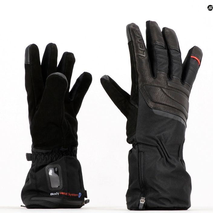 Lenz Heat Glove 6.0 Finger Cap Urban Line θερμαινόμενο γάντι σκι μαύρο 1205 9