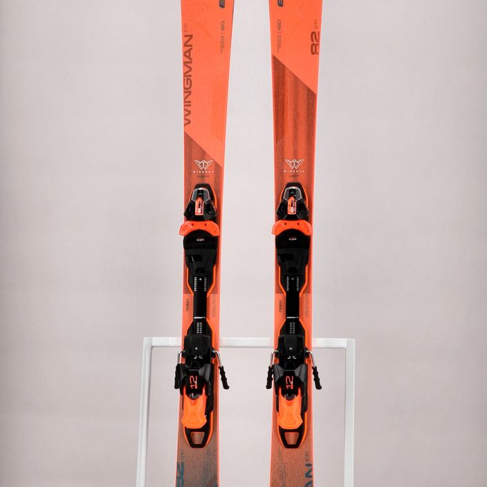 Σκι κατάβασης Elan Wingman 82 CTI Fusion + EMX 12 πορτοκαλί ABBHBT21 12
