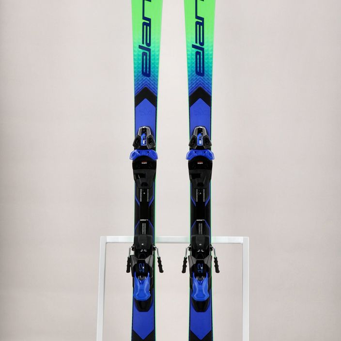 Elan Ace SCX Fusion + EMX 12 σκι για κατάβαση πράσινο-μπλε AAJHRC21 14