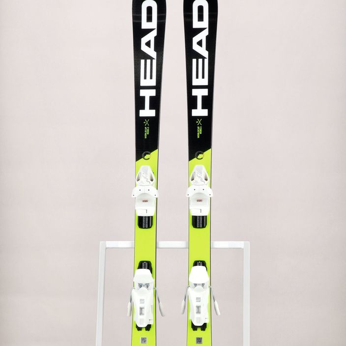 Παιδικά χιονοδρομικά σκι HEAD WC e.Race Team SW Jrs + Jrs 7.5 κίτρινο 314142/100862 13