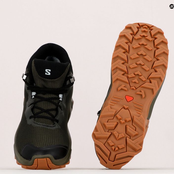 Ανδρικά παπούτσια trekking Salomon X Reveal Chukka CSWP 2 πράσινο L41763000 18