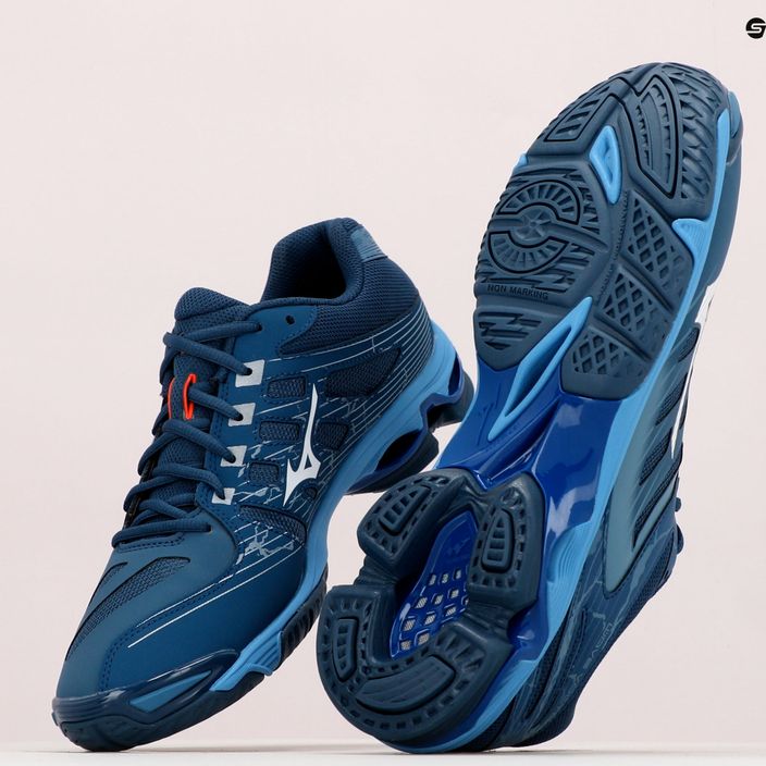 Ανδρικά παπούτσια βόλεϊ Mizuno Wave Voltage navy blue V1GA216021 13