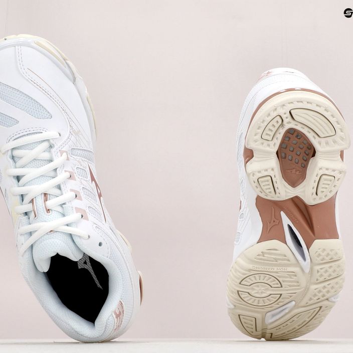 Γυναικεία παπούτσια βόλεϊ Mizuno Wave Voltage λευκό V1GC216036 13