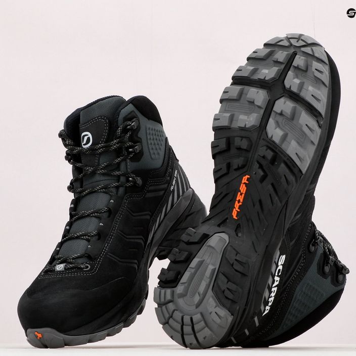 Ανδρικές μπότες πεζοπορίας SCARPA Rush TRK GTX μαύρο 63140 16