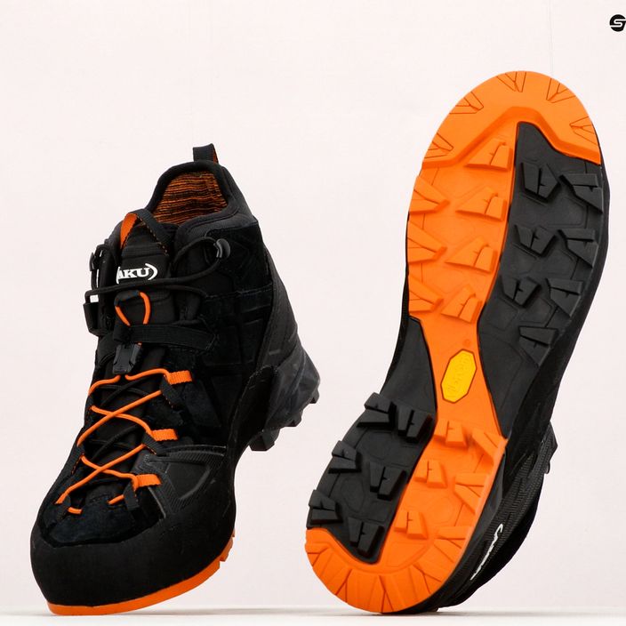 AKU Rock Dfs Mid GTX ανδρικές μπότες πεζοπορίας μαύρο-πορτοκαλί 718-108 14