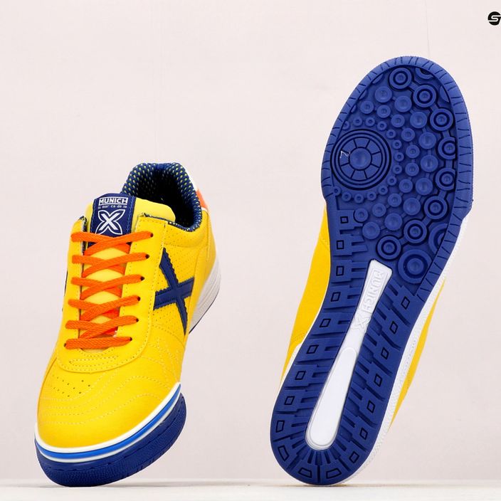 MUNICH G-3 Profit ανδρικά ποδοσφαιρικά παπούτσια κίτρινα 11