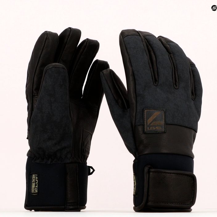 Ανδρικά γάντια snowboard Level Rover μαύρο 2220 7