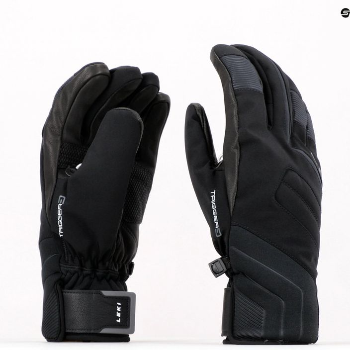 LEKI Falcon 3D ανδρικό γάντι σκι μαύρο 650803301 7