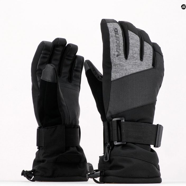 Γυναικεία γάντια σκι Viking Eltoro μαύρο/γκρι 161/24/4244 9