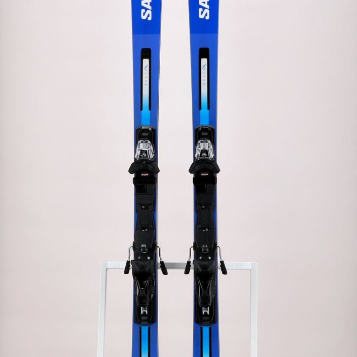 Salomon S Race GS 10 + M12 GW μπλε και λευκό σκι για κατάβαση L47038300 15