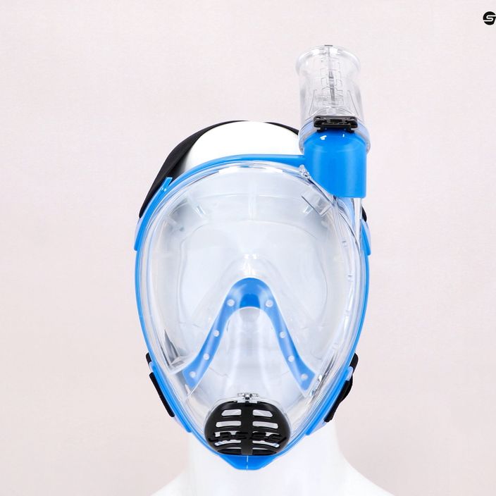 Cressi Baron παιδική μάσκα full face για κολύμβηση με αναπνευστήρα μπλε XDT0360020 7
