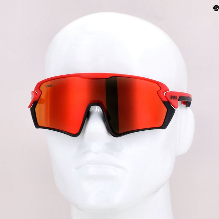 UVEX Sportstyle 231 κόκκινο ματ / κόκκινο γυαλιά ποδηλασίας S5320653216 7