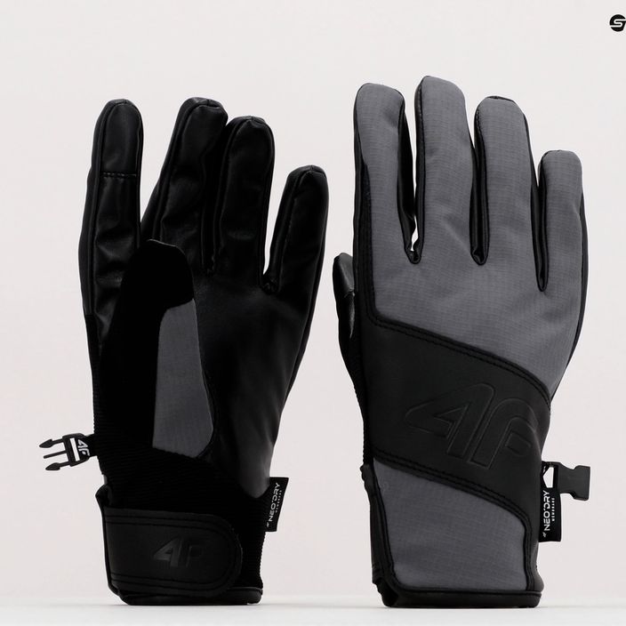 Ανδρικά γάντια σκι 4F γκρι H4Z22-REM004 10