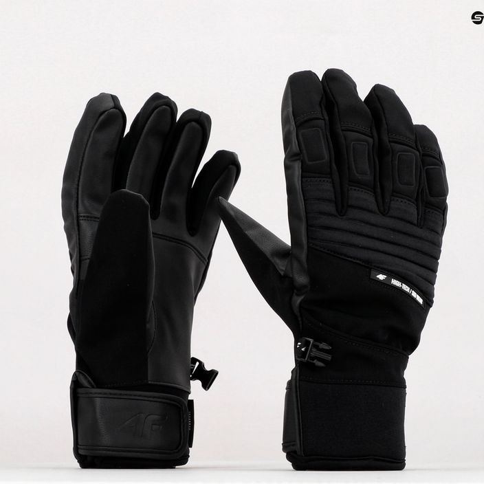Ανδρικά γάντια σκι 4F μαύρο H4Z22-REM003 11