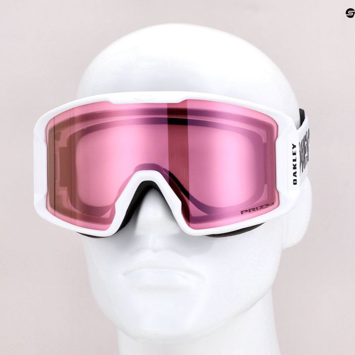 Oakley Line Miner factory pilot white/prizm snow hi pink iridium γυαλιά σκι OO7093-34 5