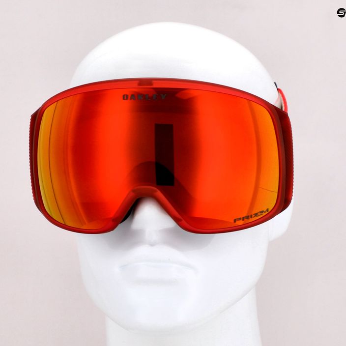 Oakley Flight Tracker matte redline/prizm snow torch iridium γυαλιά σκι OO7104-43 5