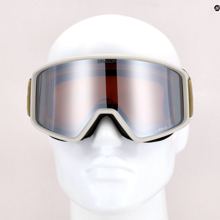 DRAGON DXT OTG γυαλιά σκι μπλοκ biege/lumalens ασημένιο ιόν 47022-512 7