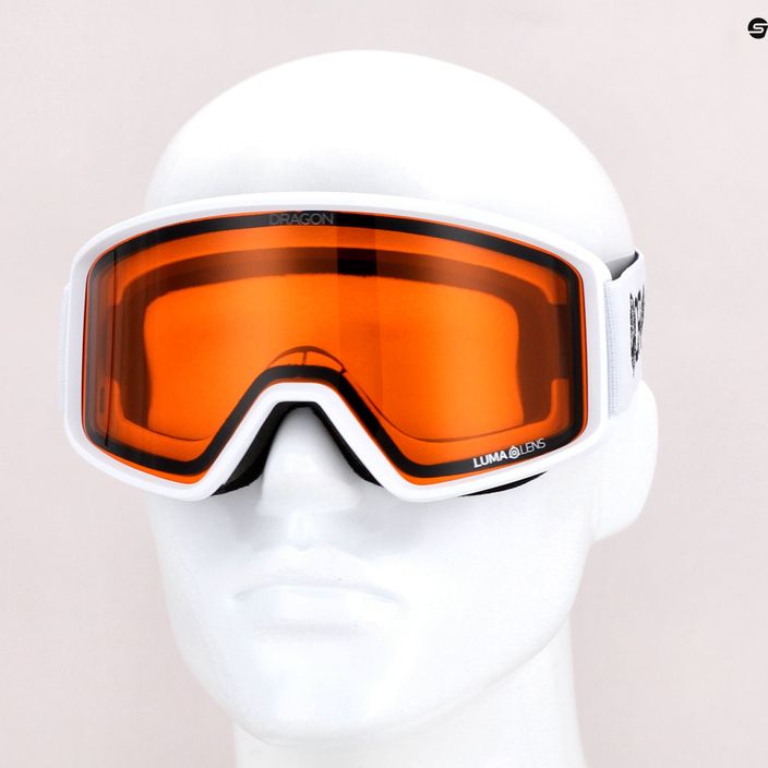 DRAGON DXT OTG λευκά / φωτεινά γυαλιά σκι με πορτοκαλί χρώμα 47022-101 7