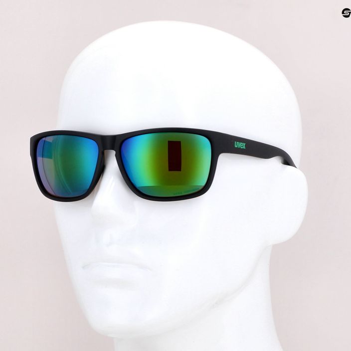 Γυαλιά ηλίου UVEX Lgl 36 CV μαύρο ματ/colorvision mirror green S5320172295 7