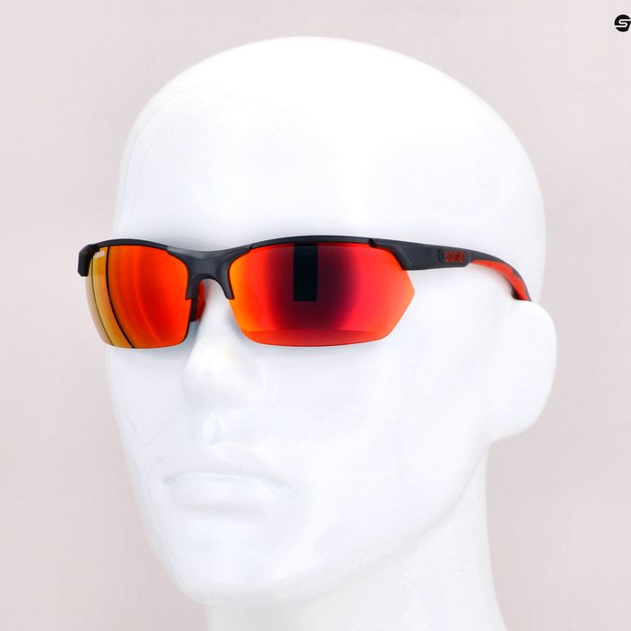 Γυαλιά ηλίου UVEX Sportstyle 114 γκρι κόκκινο ματ/κόκκινος καθρέφτης/πορτοκαλί καθρέφτης/καθαρό S5309395316 9