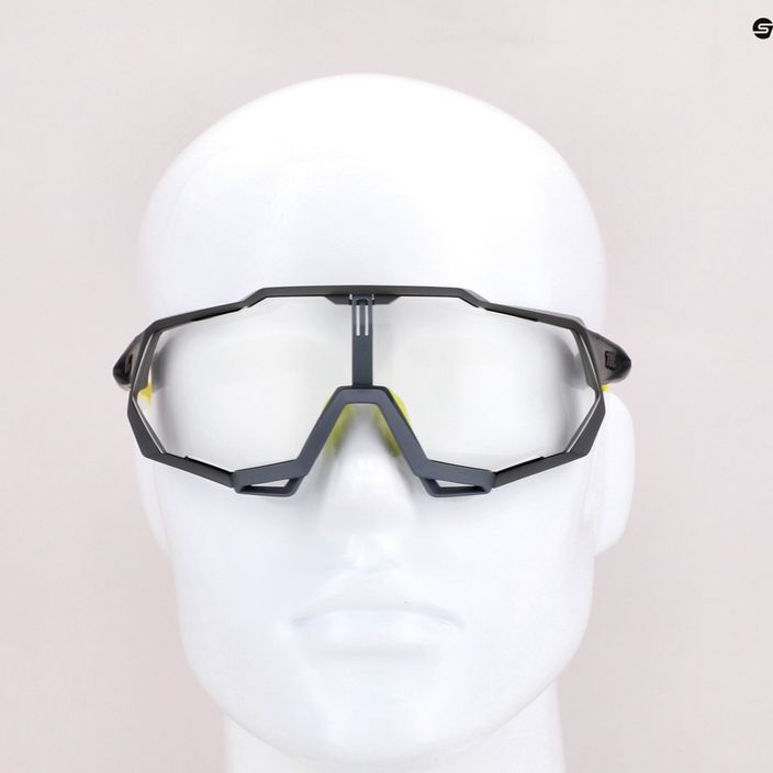Γυαλιά ποδηλασίας 100% Speedtrap Φωτοχρωμικός φακός soft tact cool grey STO-61023-802-01 8