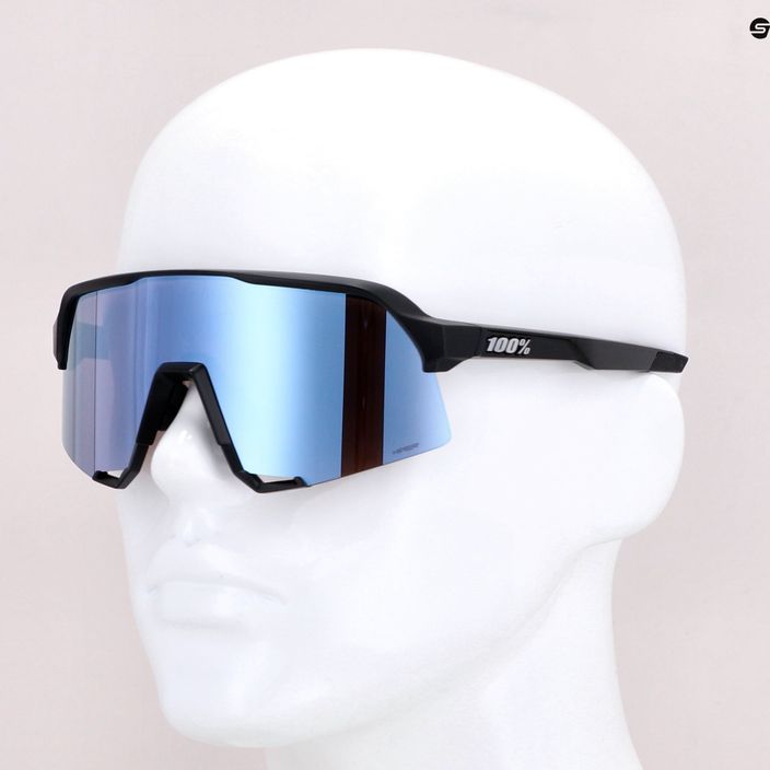 Γυαλιά ποδηλασίας 100% S3 Πολυστρωματικός φακός καθρέφτη ματ λευκό/μπλε STO-61034-407-01 9