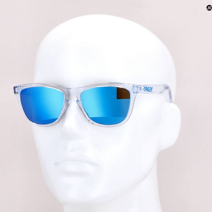 Γυαλιά ηλίου Oakley Frogskins κρυστάλλινα διαφανή/prizm ζαφείρι 0OO9013 7