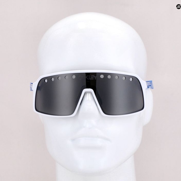 Oakley Sutro γυαλισμένο λευκό / μαύρο ποδηλατικά γυαλιά 0OO9406 7