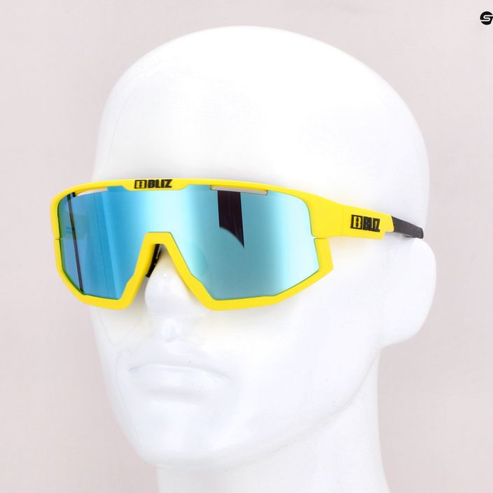 Bliz Vision γυαλιά ποδηλάτου ματ κίτρινο/καπνό μπλε multi 52001-63 12