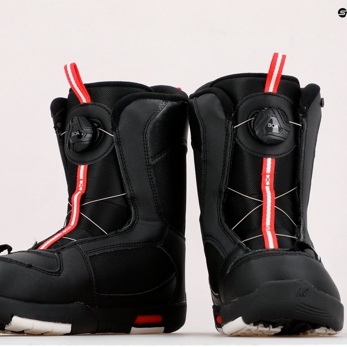 Παιδικές μπότες snowboard K2 Mini Turbo μαύρο 11F2033 15